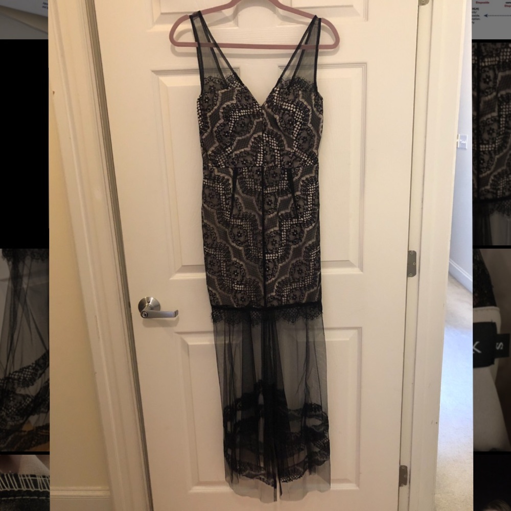 Fabrik black lace dress